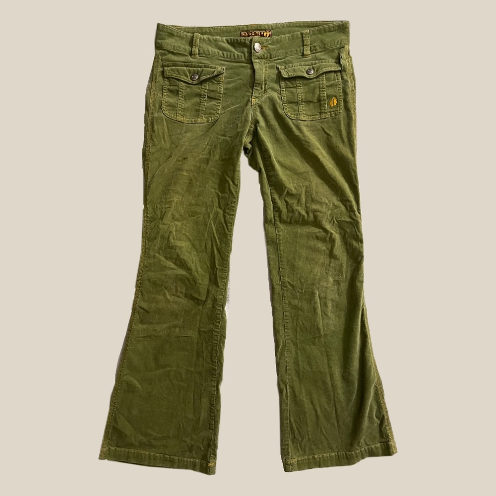 Green Corduroy Pants